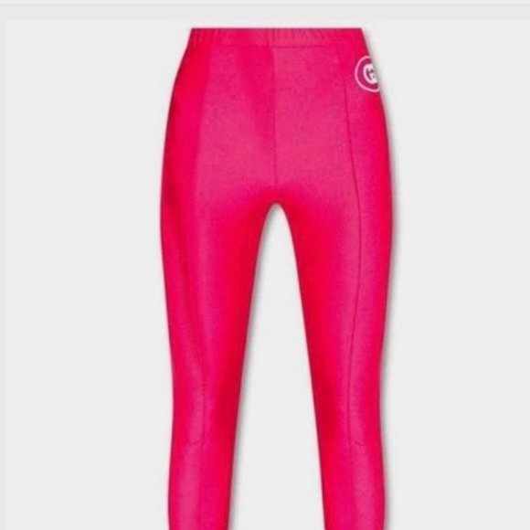 Gucci Girls GG Cycling Leggings in Pink